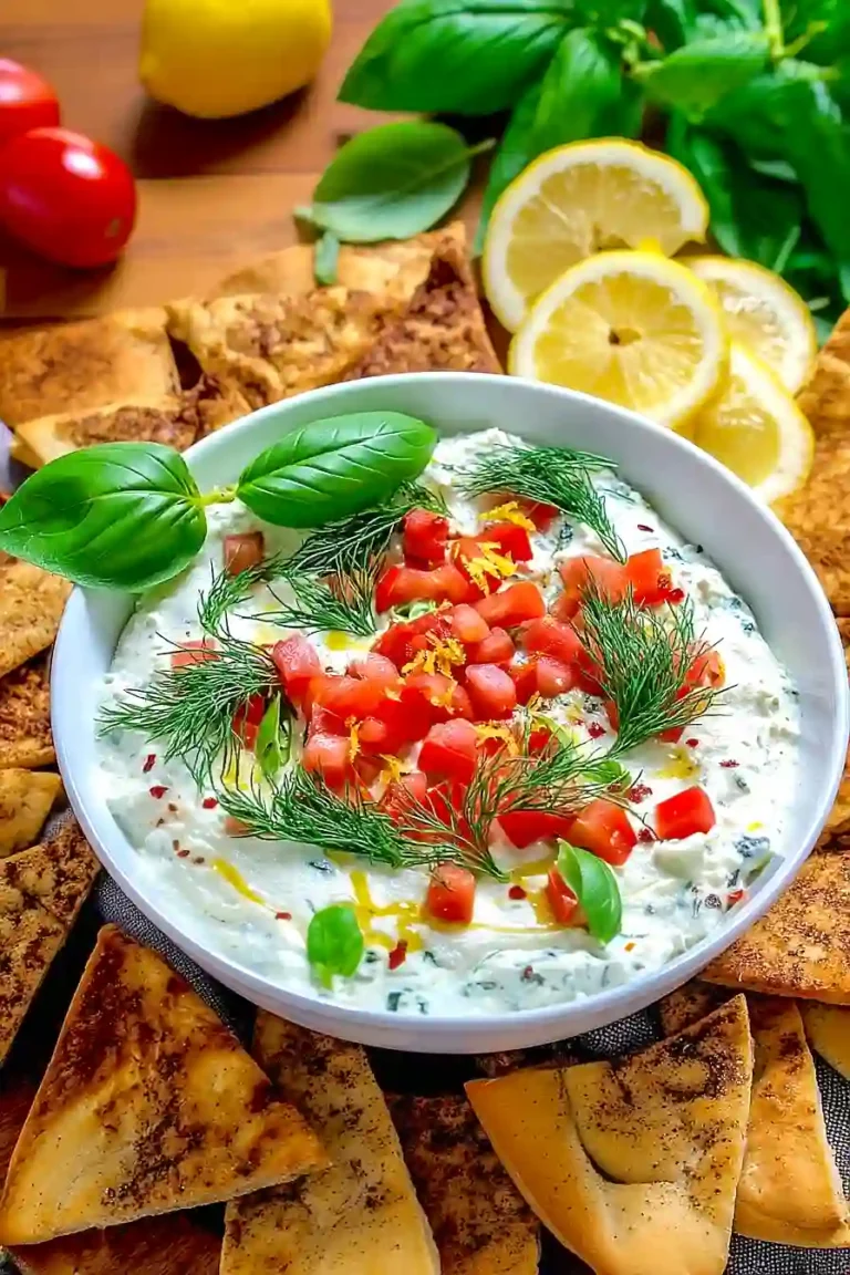 garlic feta dip