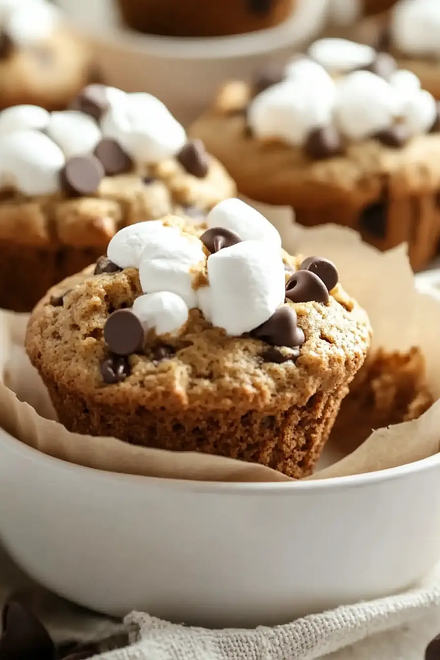 s'mores muffins