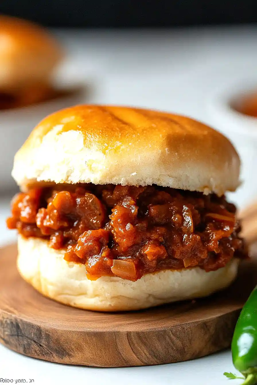 hatch chile sloppy joes