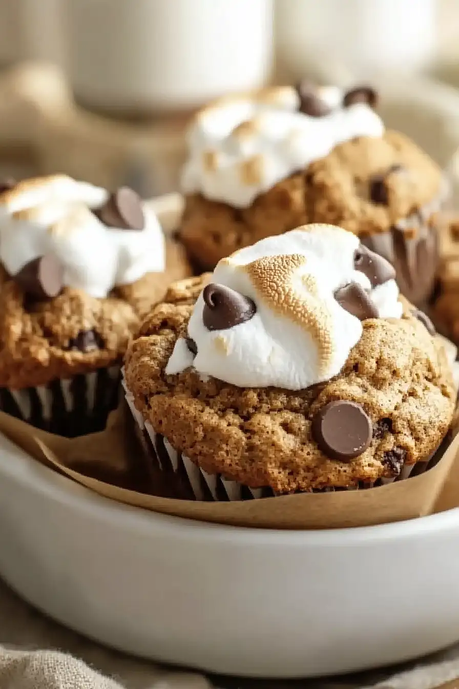 s'mores muffins