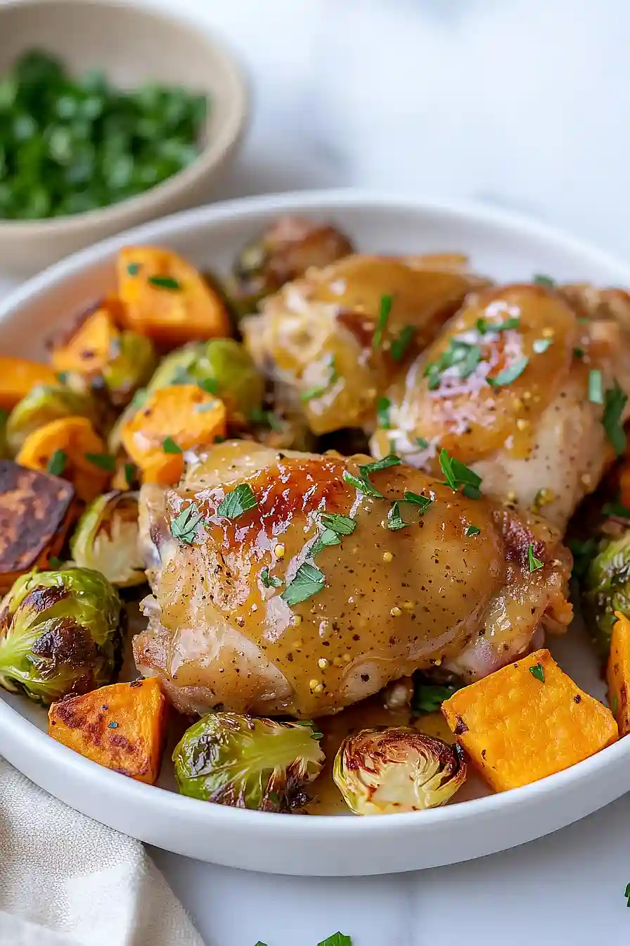 honey mustard chicken sheet pan