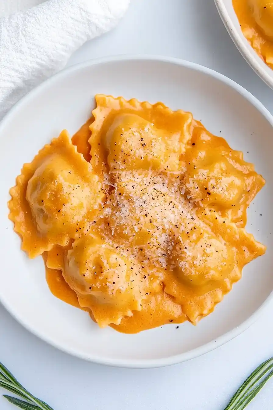 pumpkin ravioli