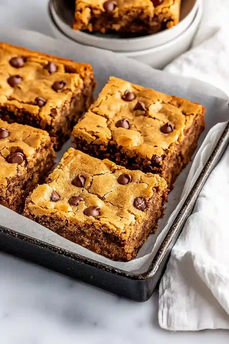 chocolate chip blondies recipe
