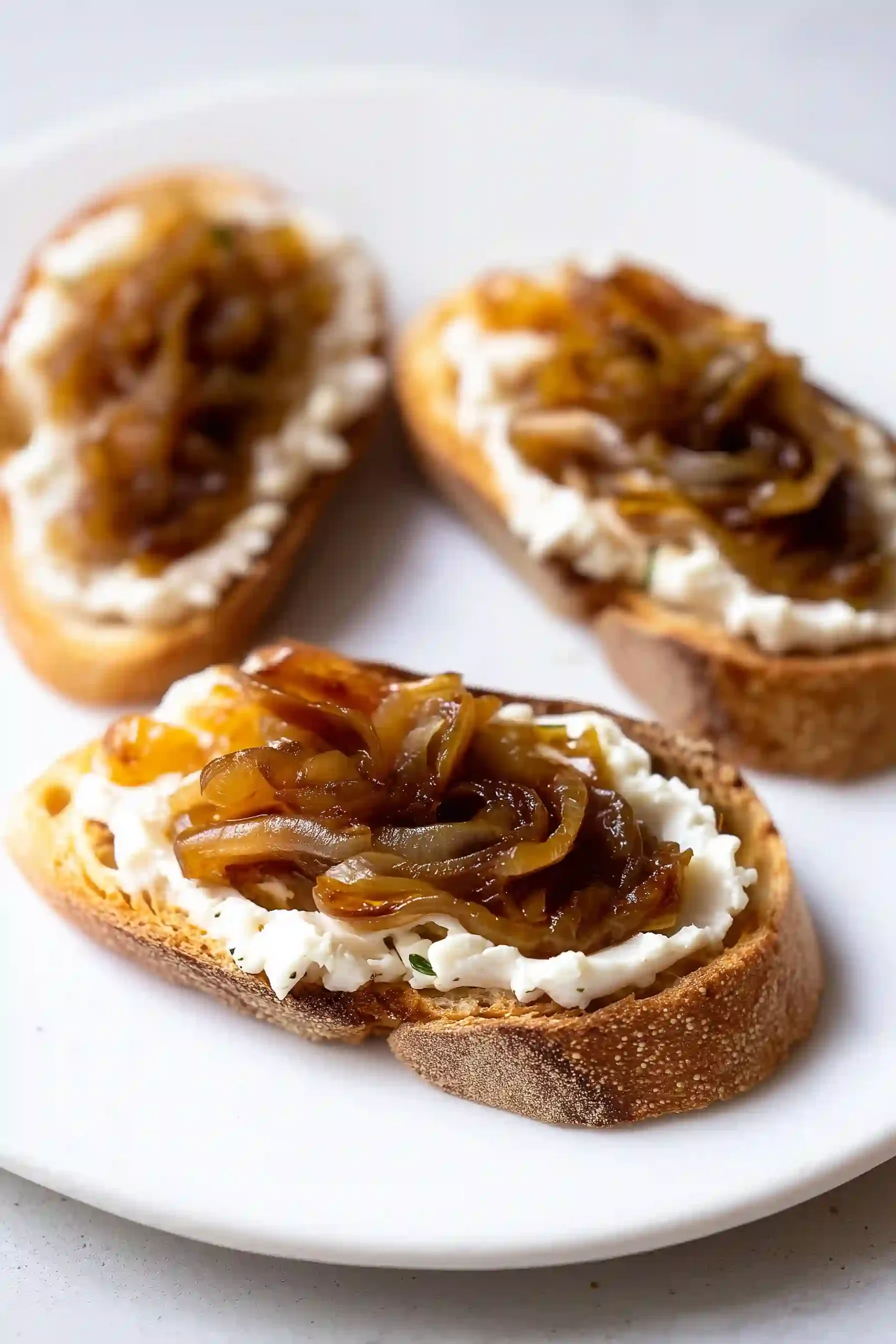 caramelized onion crostini