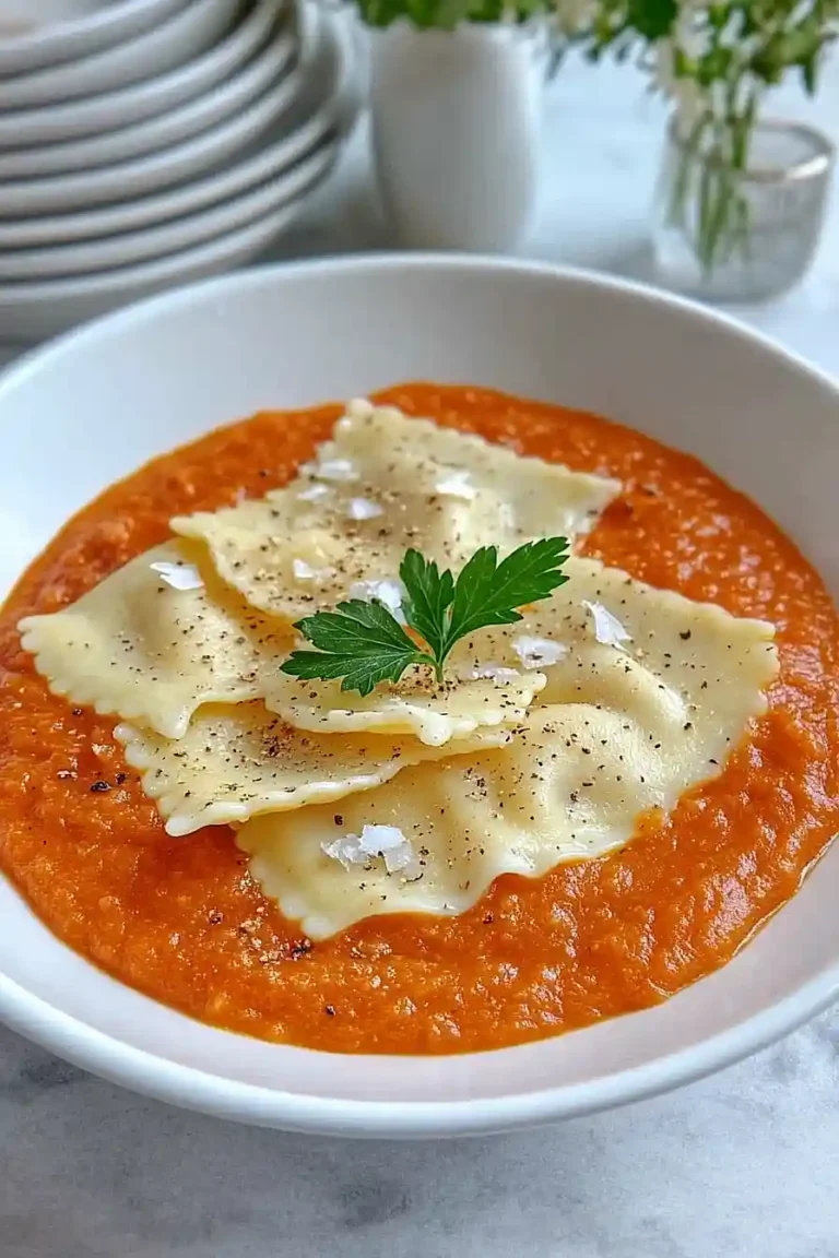 pumpkin ravioli tomato sauce