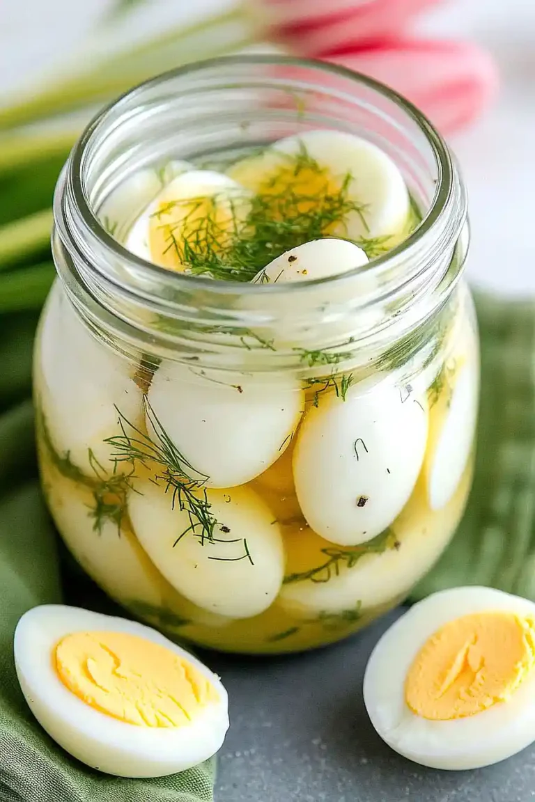 dill pickle hard boiled eggs