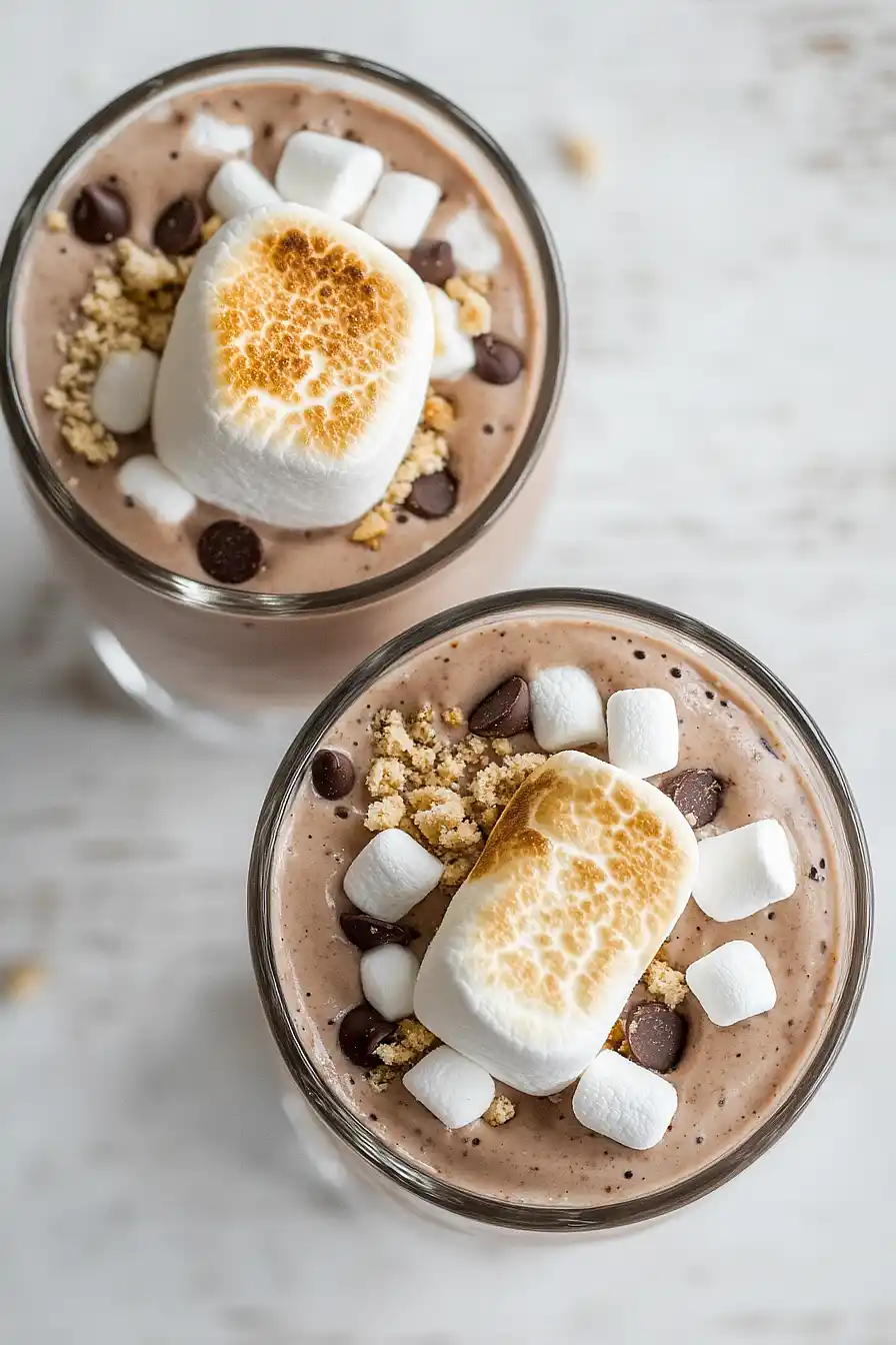 s'mores milkshake