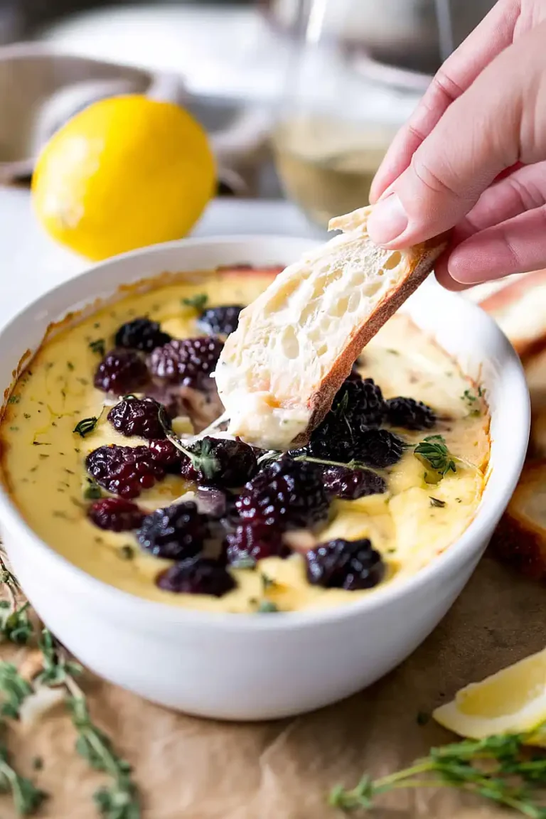 baked lemon ricotta dip