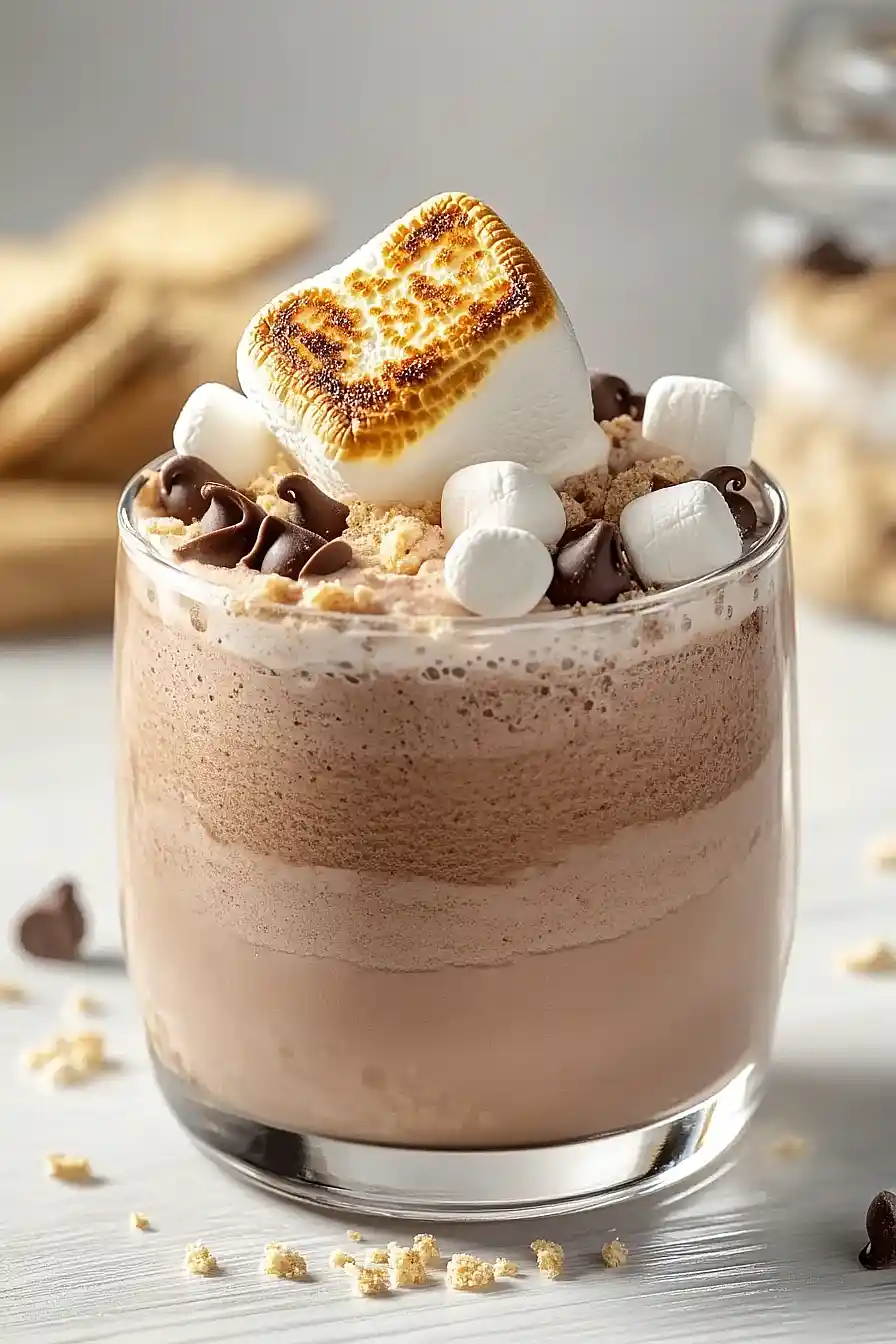s'mores milkshake