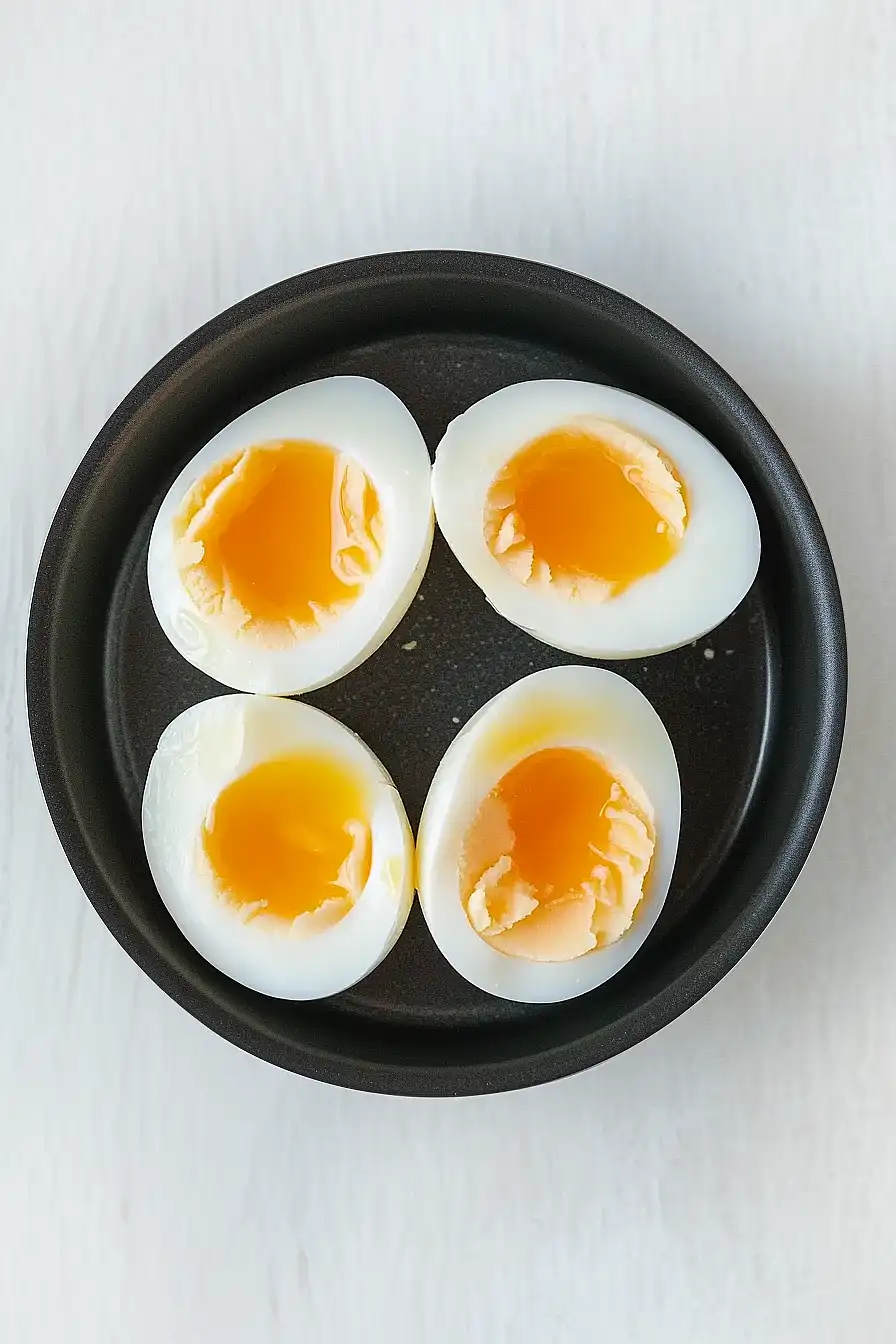 jammy hard boiled eggs