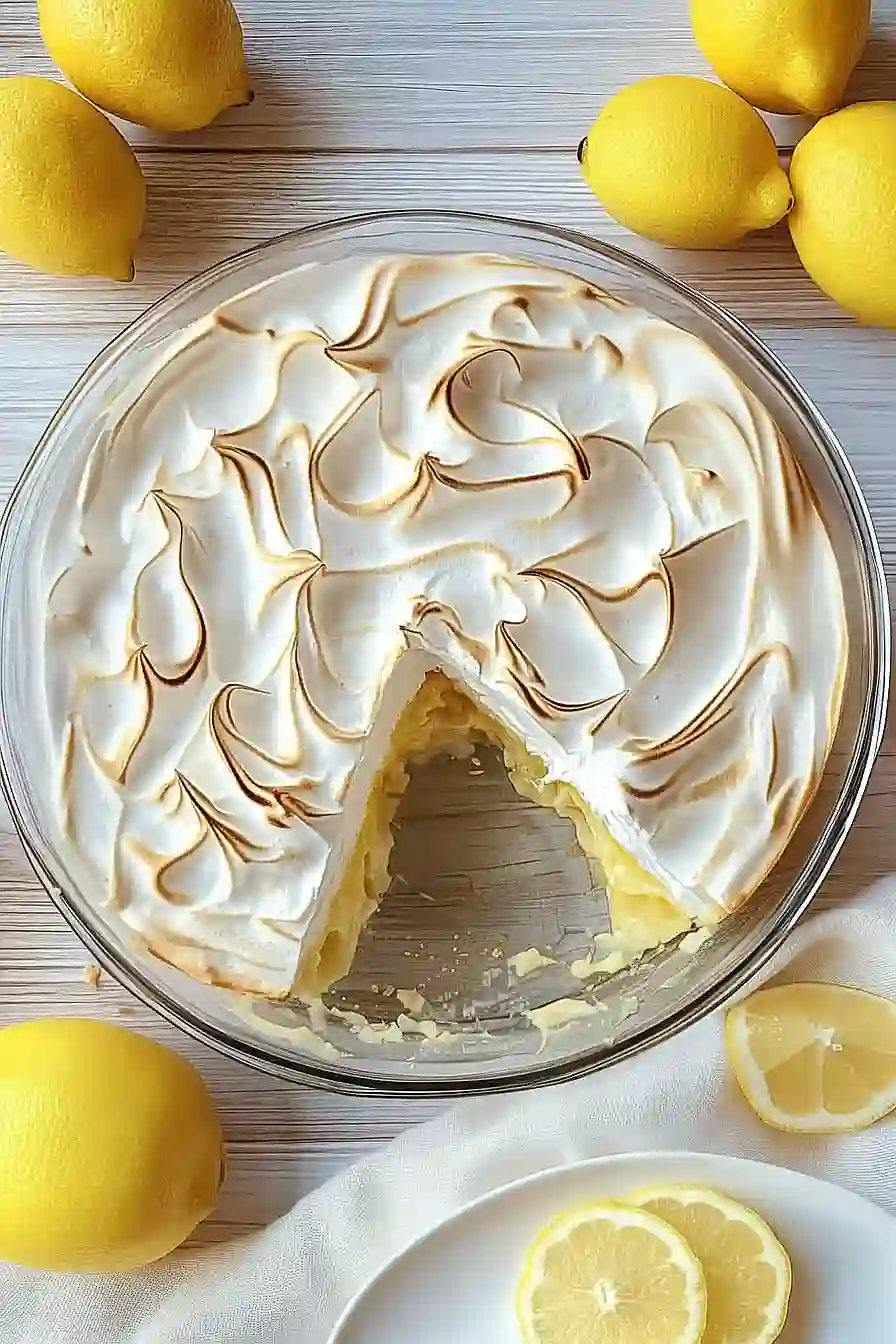 no crust lemon meringue pie