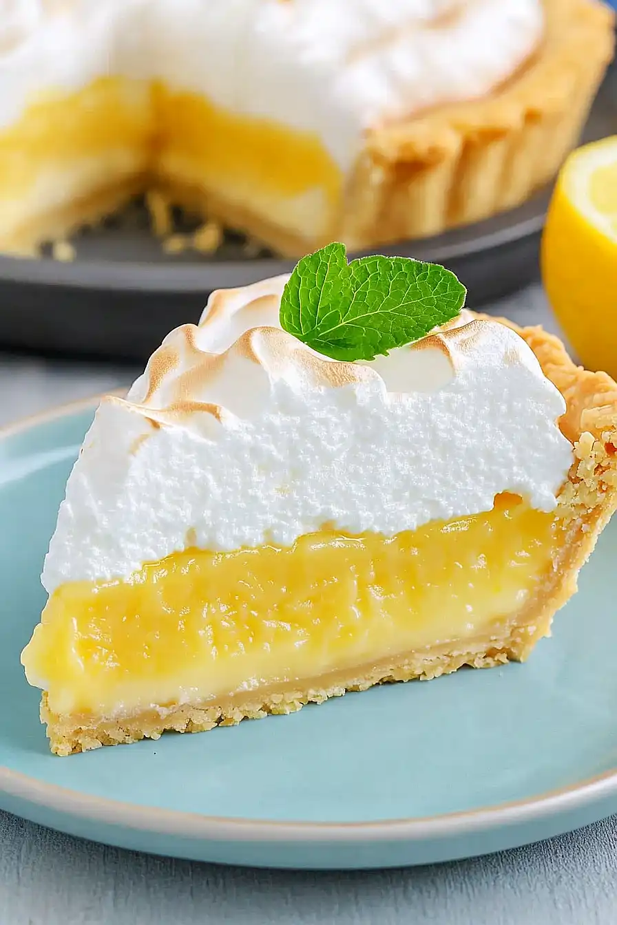 keto lemon meringue pie