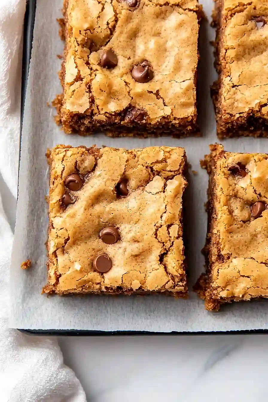 chocolate chip blondies recipe