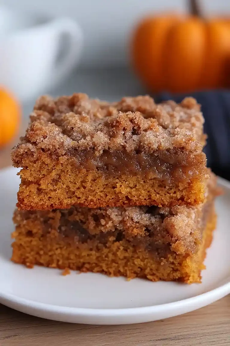 pumpkin coffee cake with yellow cake mix
