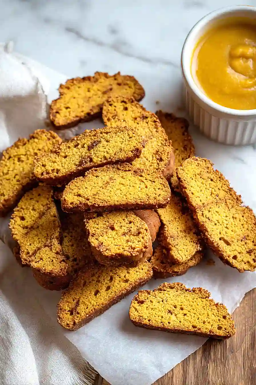 pumpkin spice biscotti