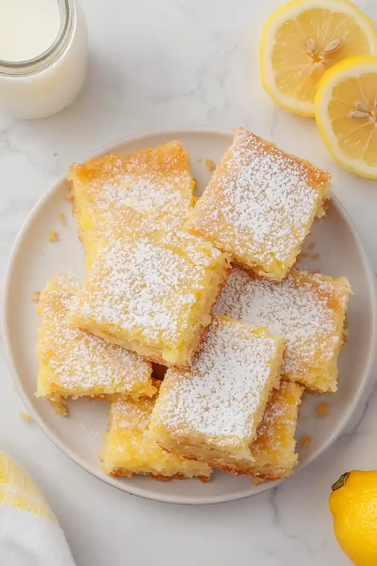 lemon bars with cake mix