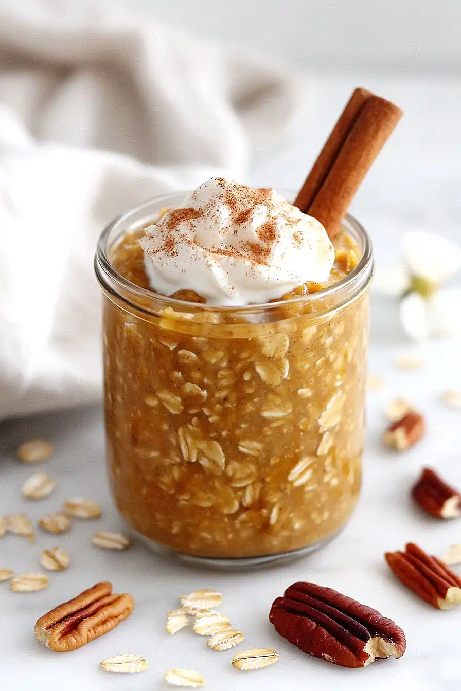 pumpkin latte overnight oats