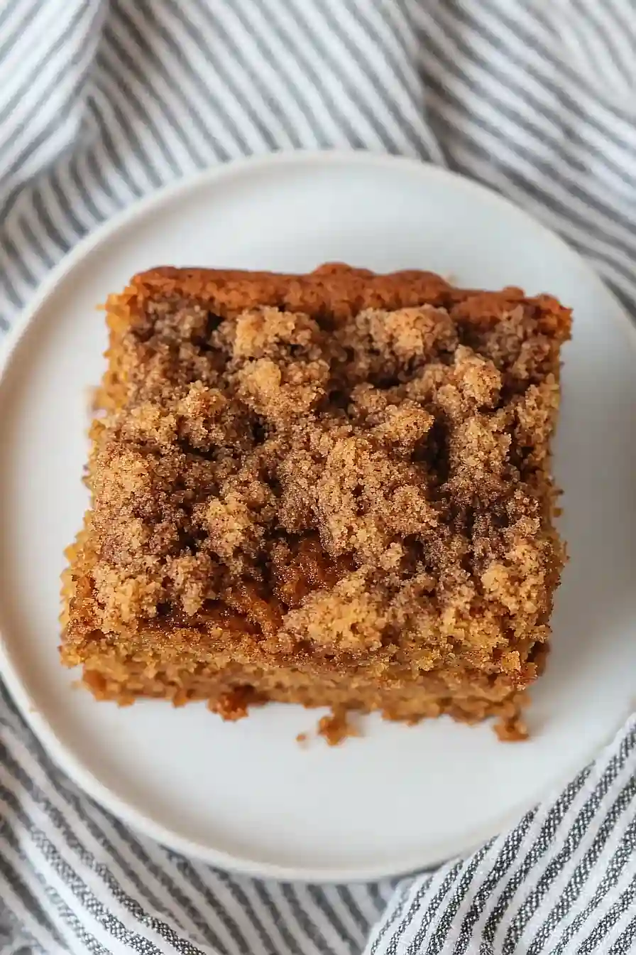 pumpkin coffee cake with yellow cake mix