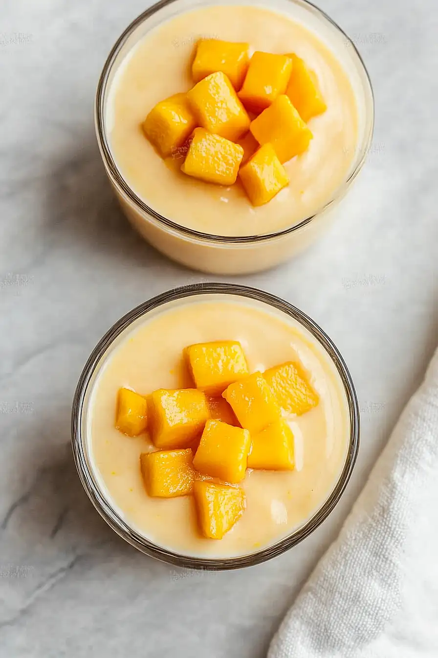 mango pudding