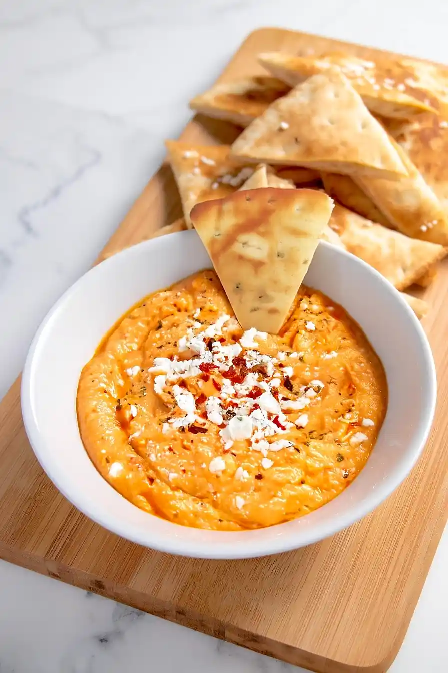 roasted pepper feta dip