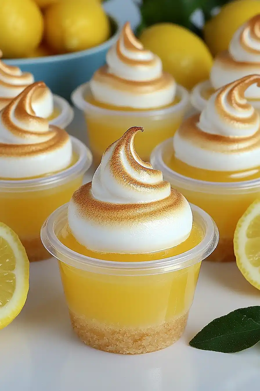 lemon meringue pie jello shots