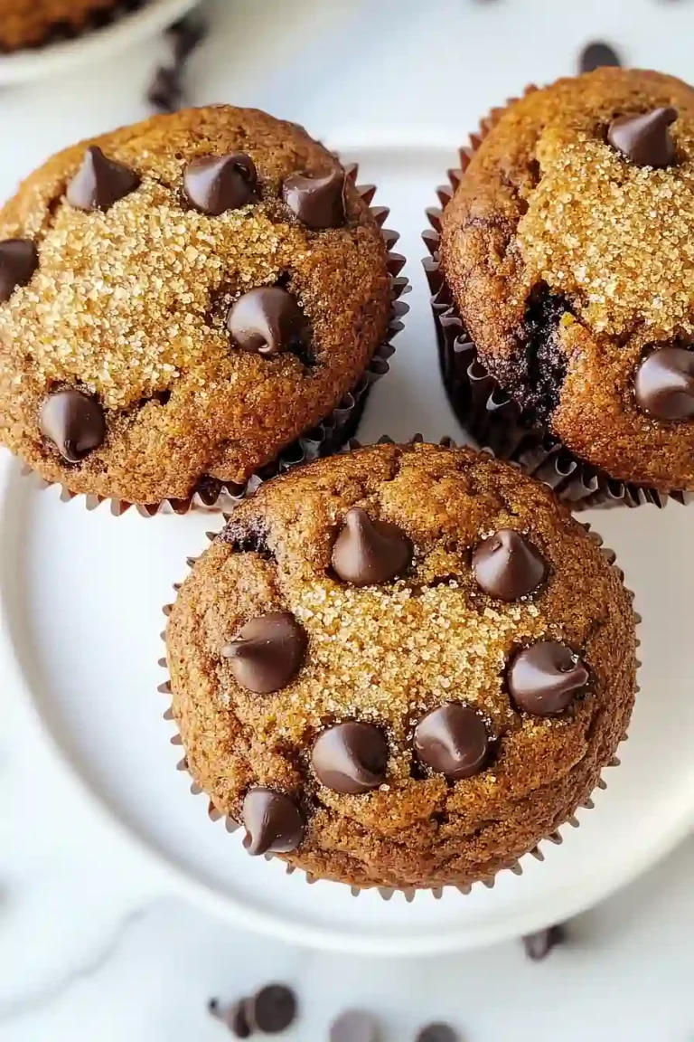 jumbo pumpkin chocolate chip muffins