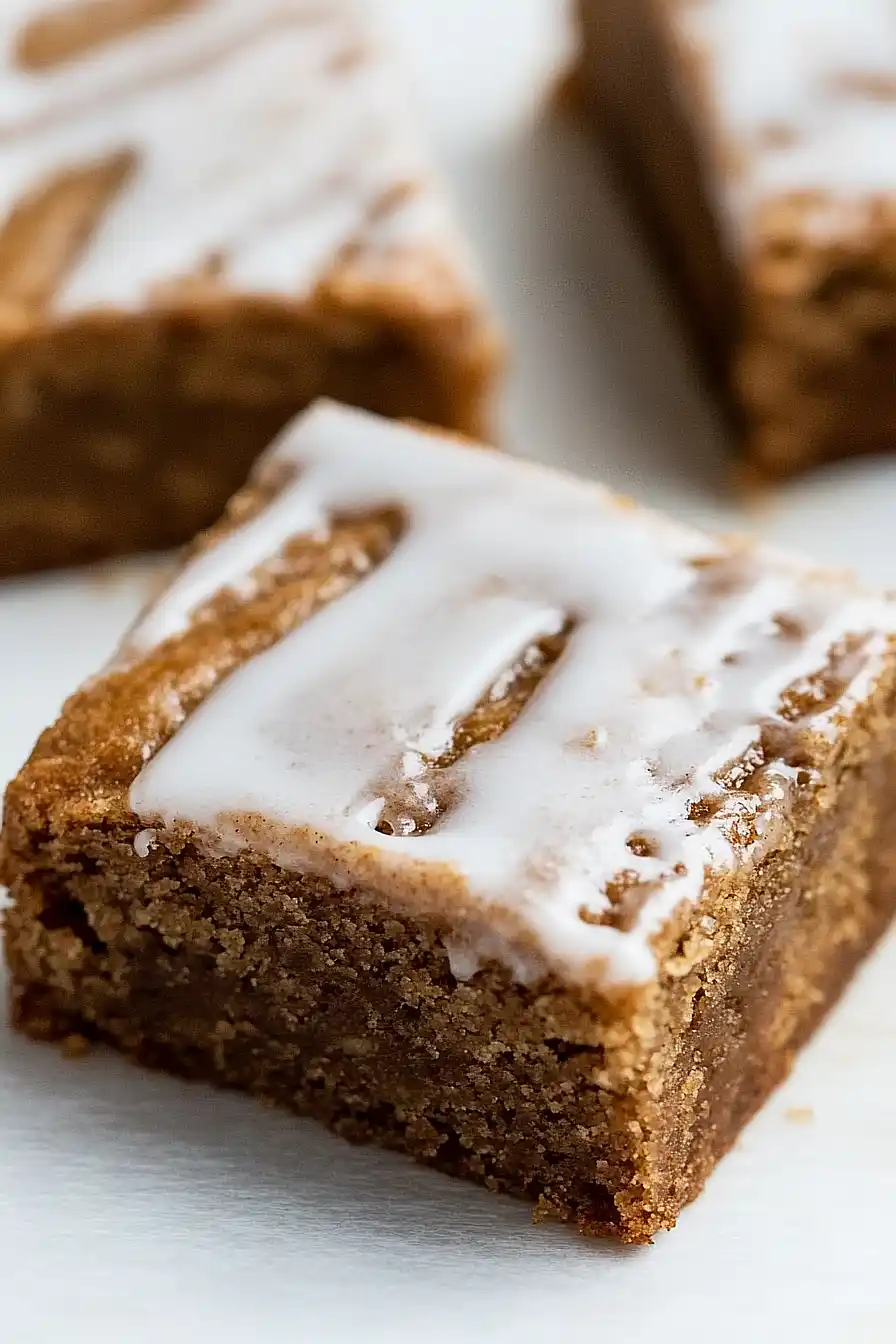 gingerbread bars