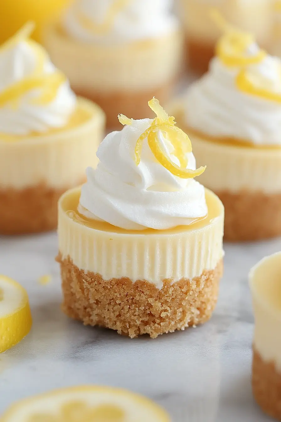 lemon cheesecake bites