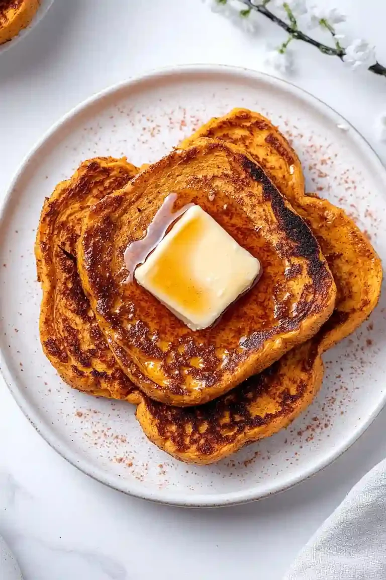 vegan pumpkin french toast