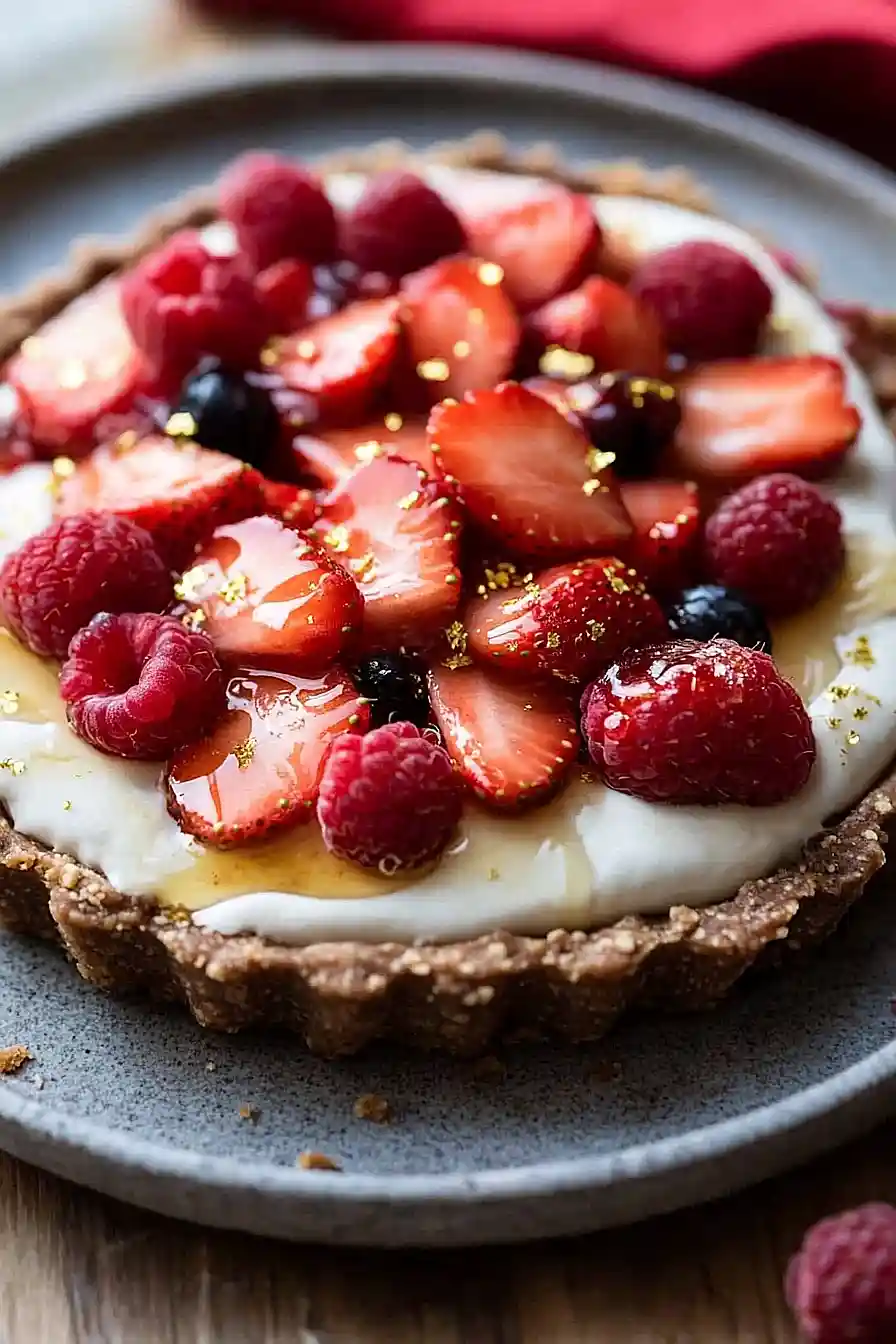 no bake fruit tart