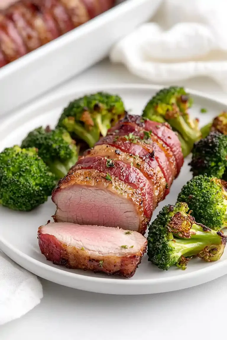 bacon-wrapped pork tenderloin