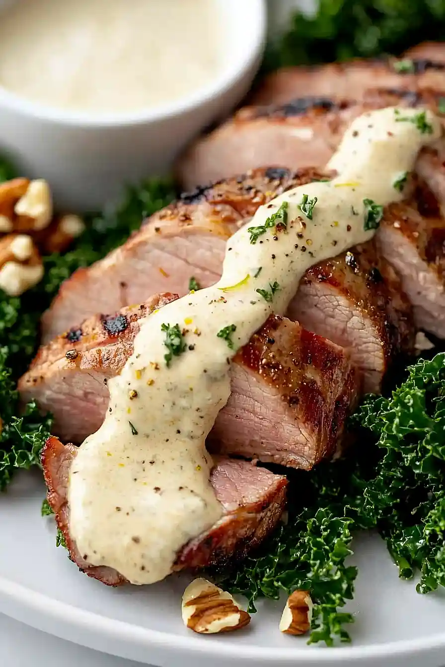 pork tenderloin with mustard sauce