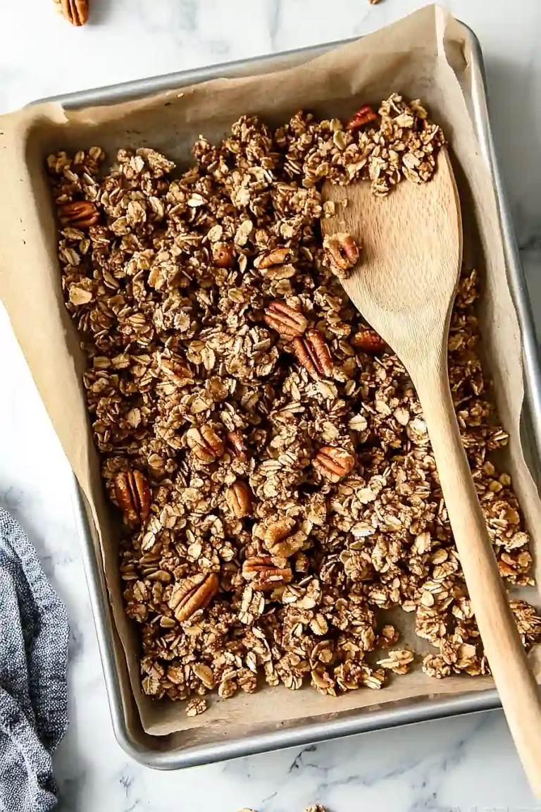 vegan maple pecan granola