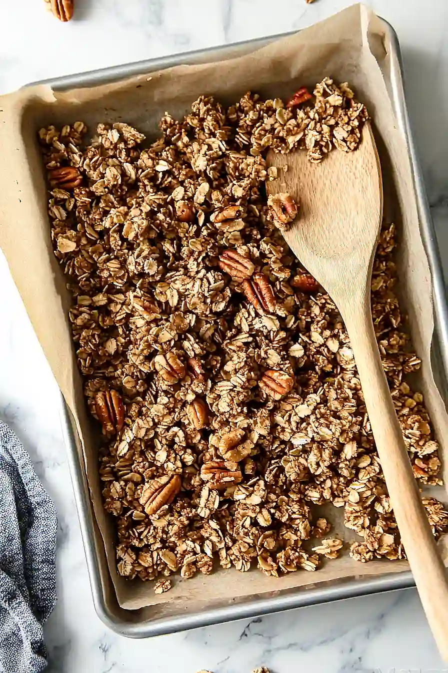 vegan maple pecan granola