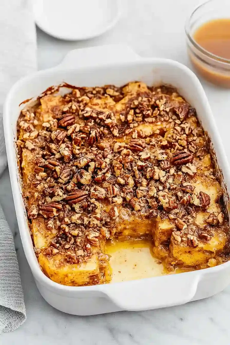pumpkin apple french toast bake