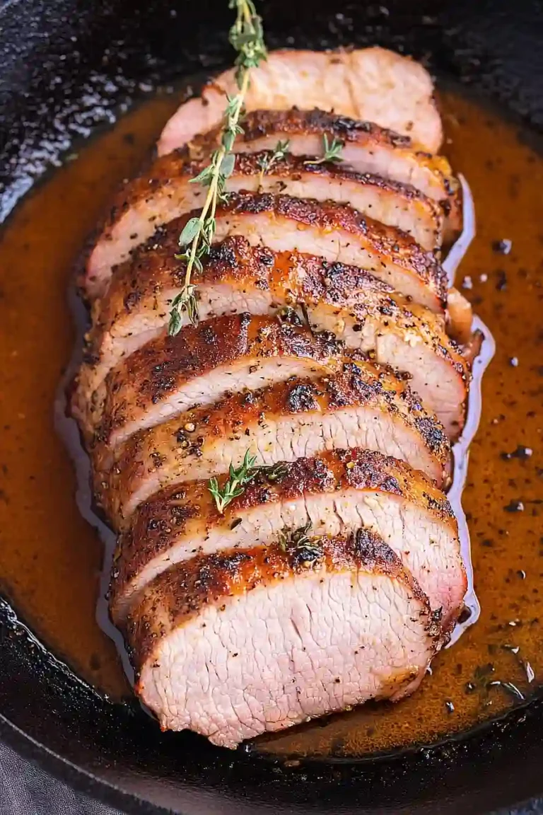 cast iron pork tenderloin