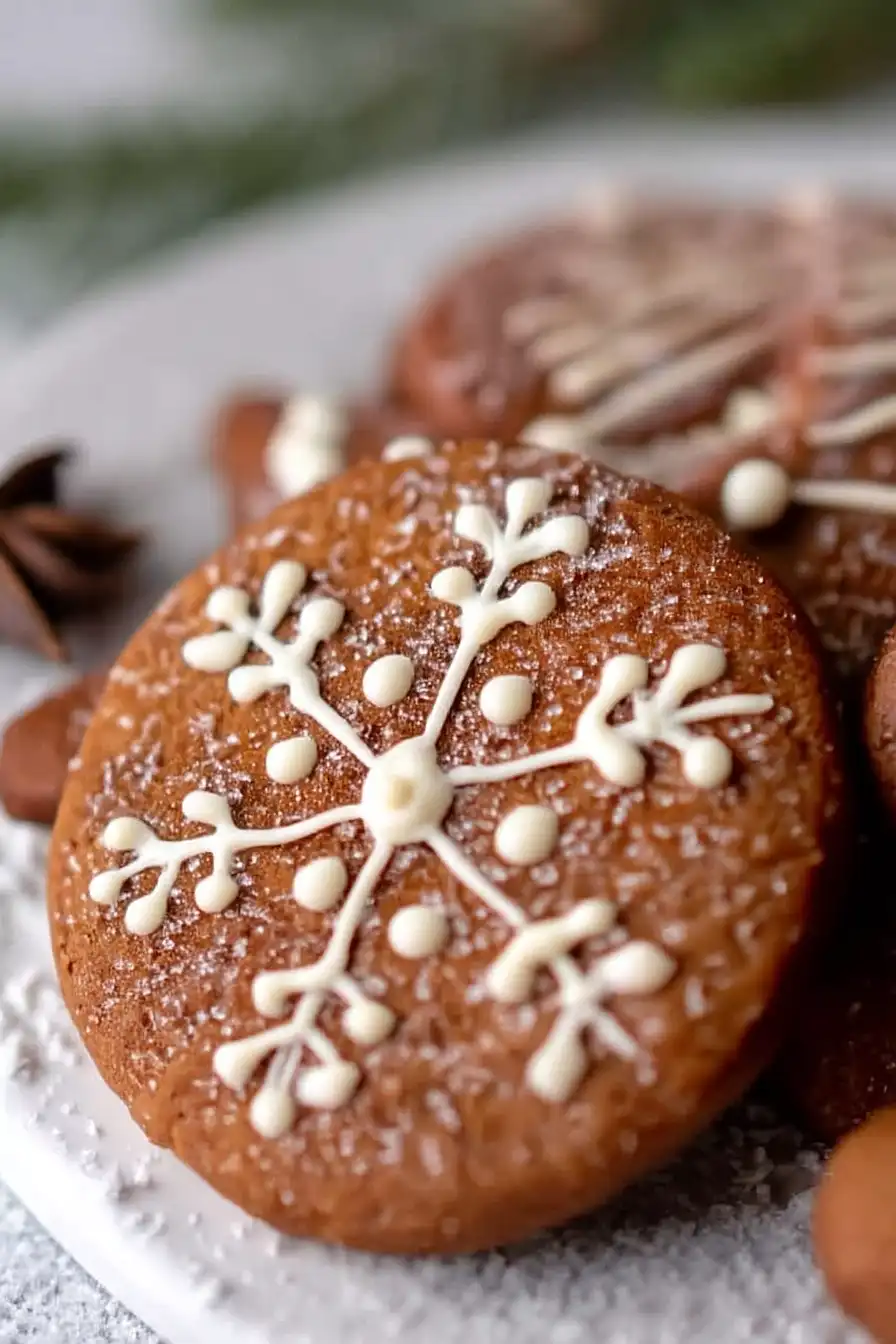 spiced chai gingerbread cookies
