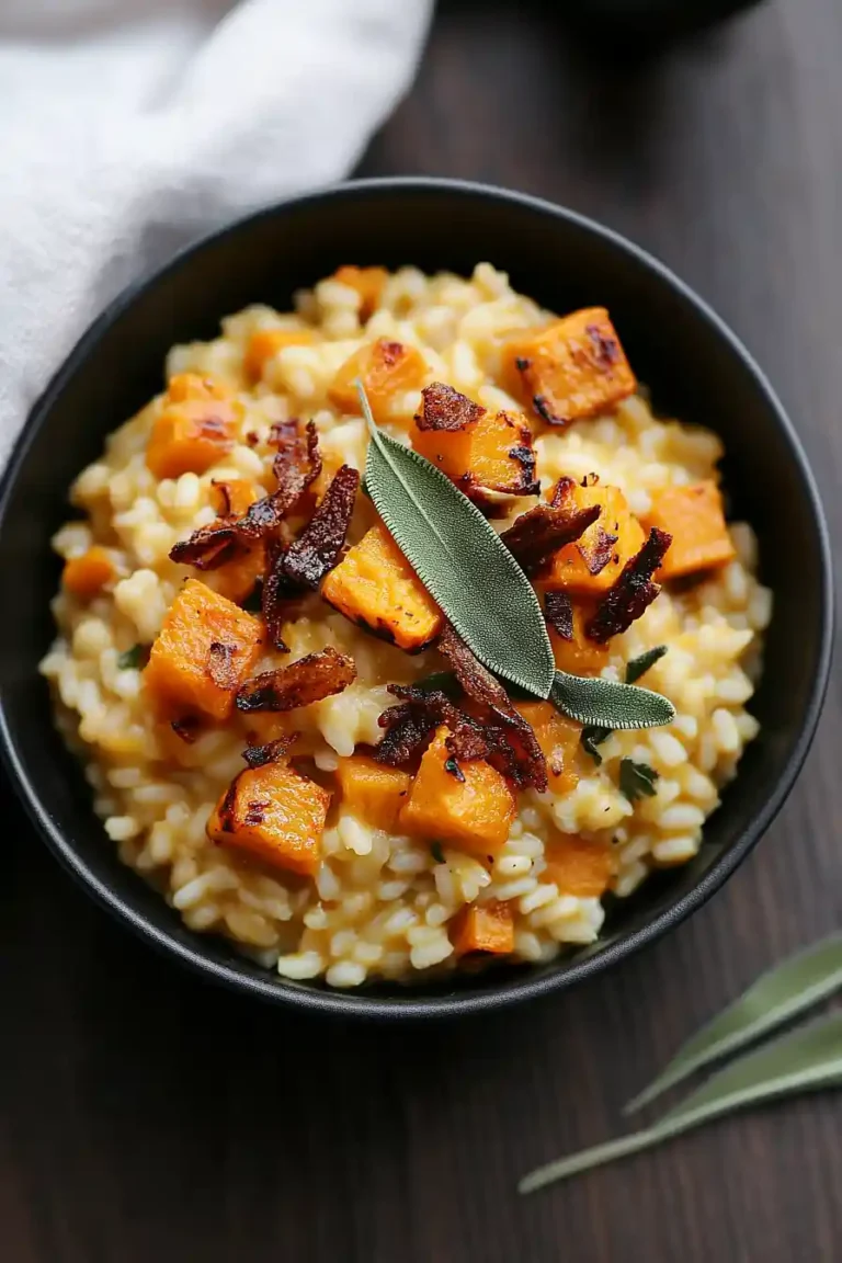 vegan pumpkin risotto