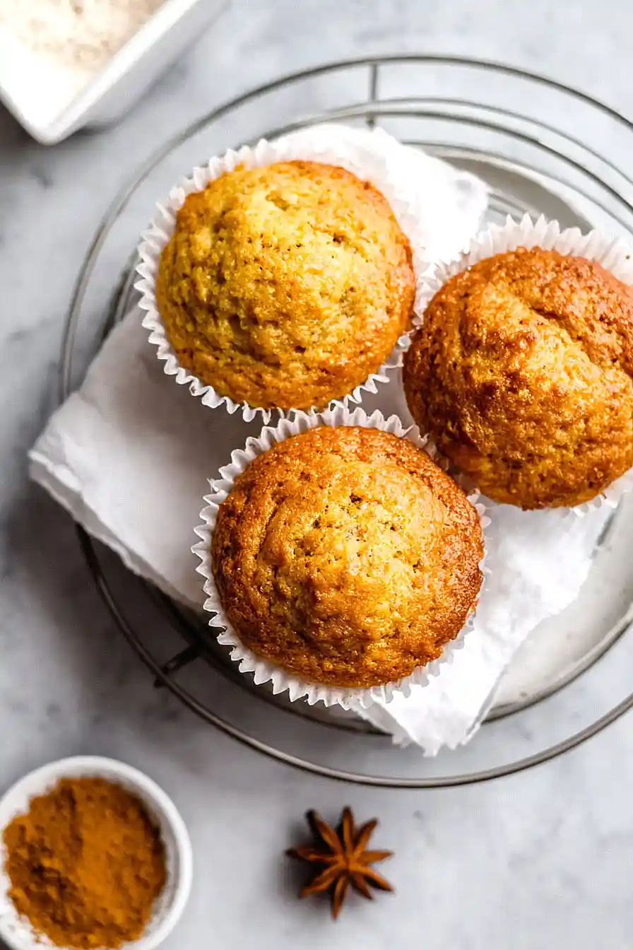 air fryer pumpkin muffins
