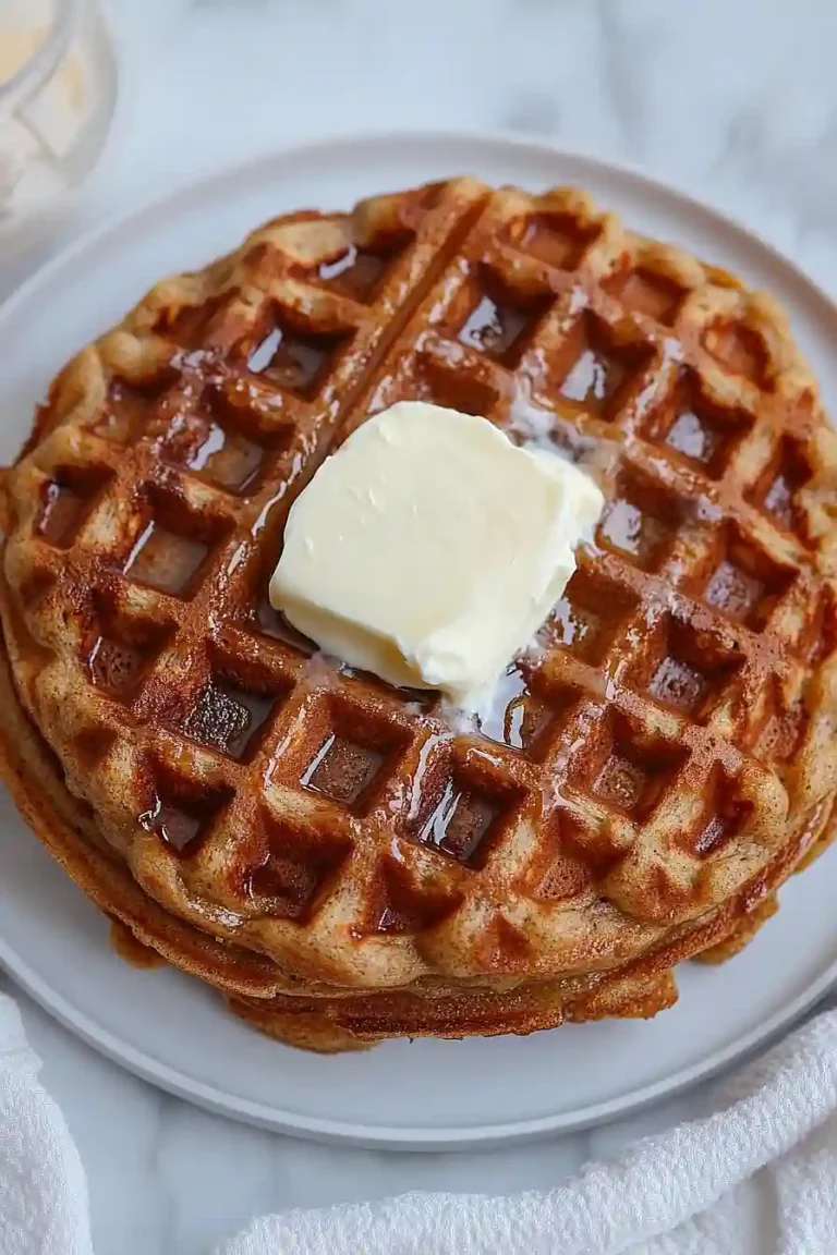sourdough gingerbread waffles