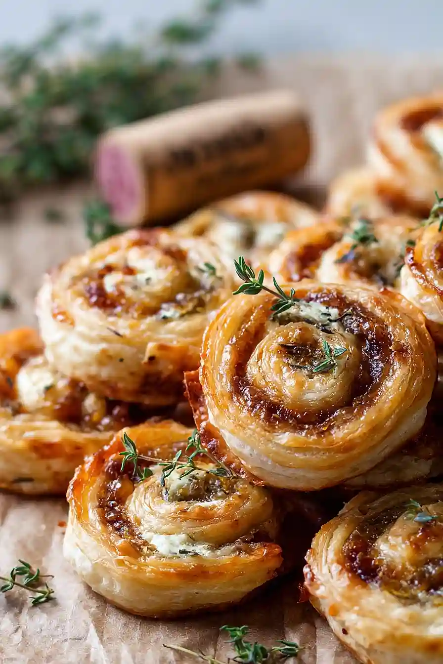 fig and goat cheese pinwheels