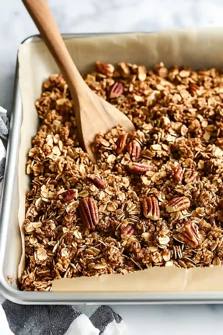 vegan maple pecan granola