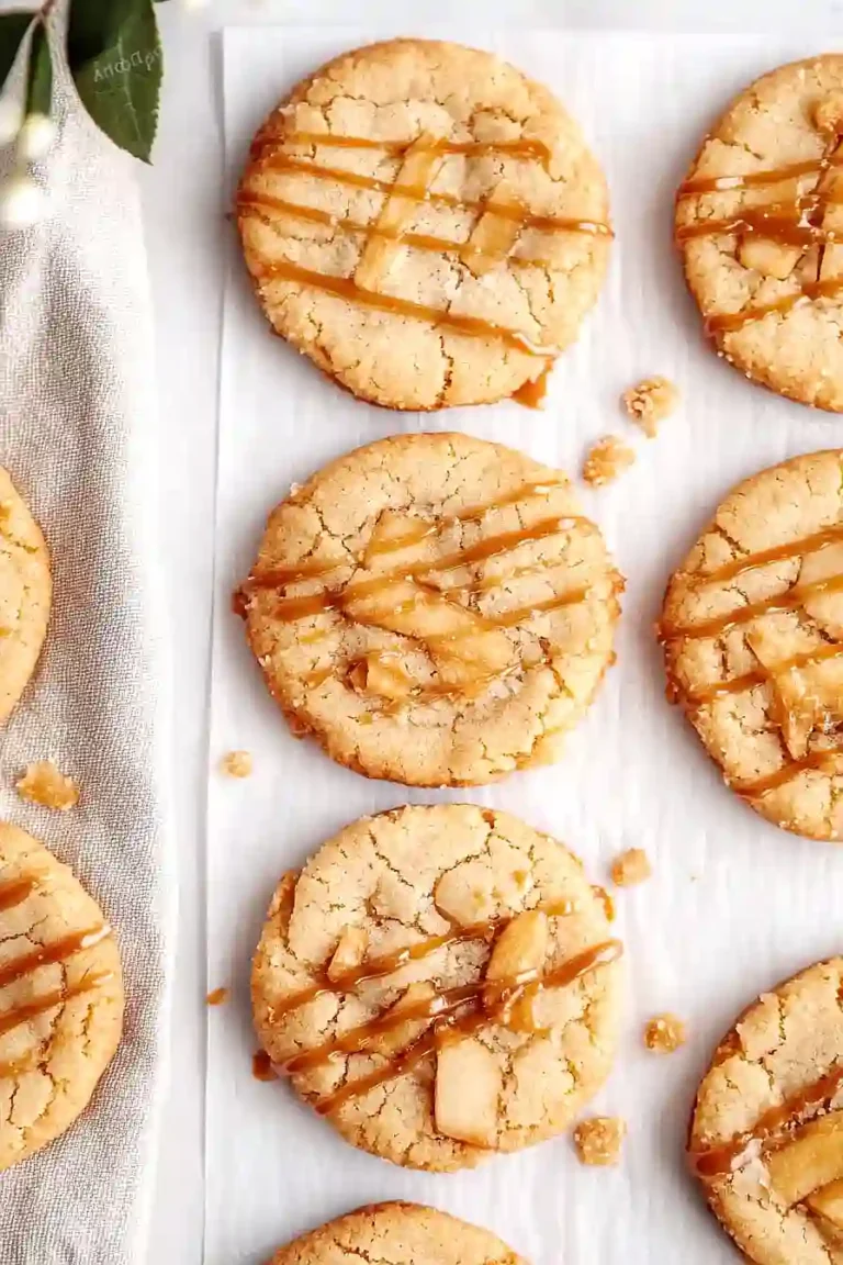 caramel apple toffee cookies