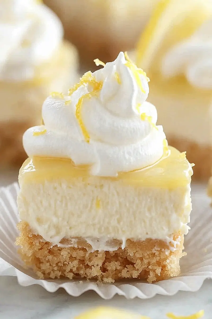 lemon cheesecake bites