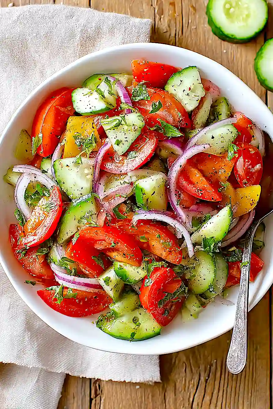 Tomato Cucumber Salad