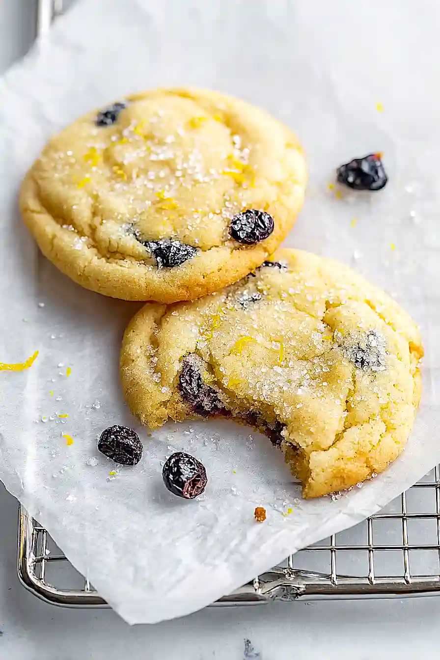 Lemon Blueberry Cookies