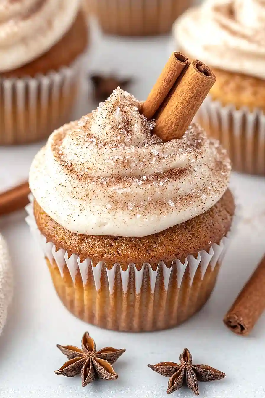 vanilla chai pumpkin spice latte cupcakes