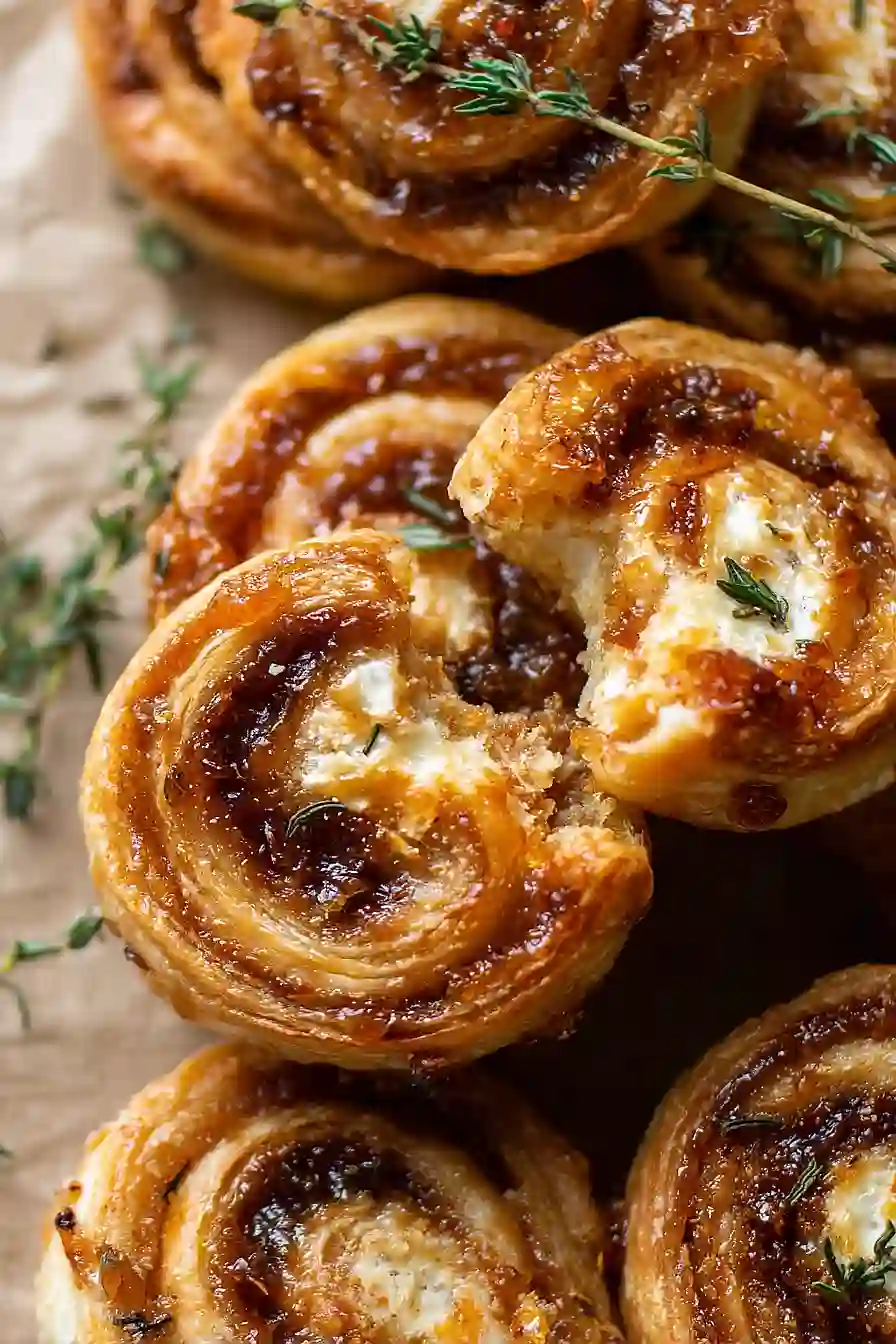 fig and goat cheese pinwheels