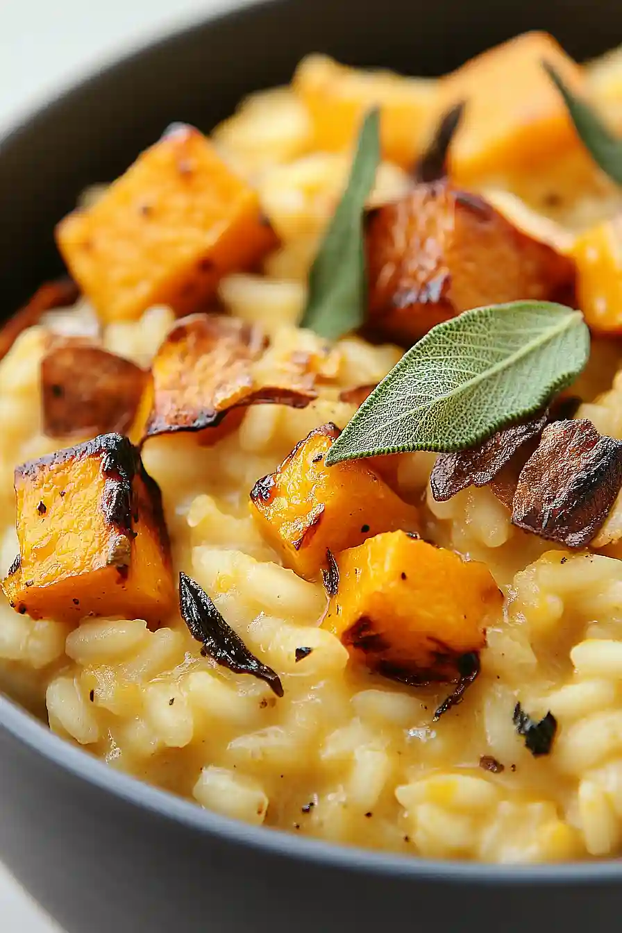 vegan pumpkin risotto 