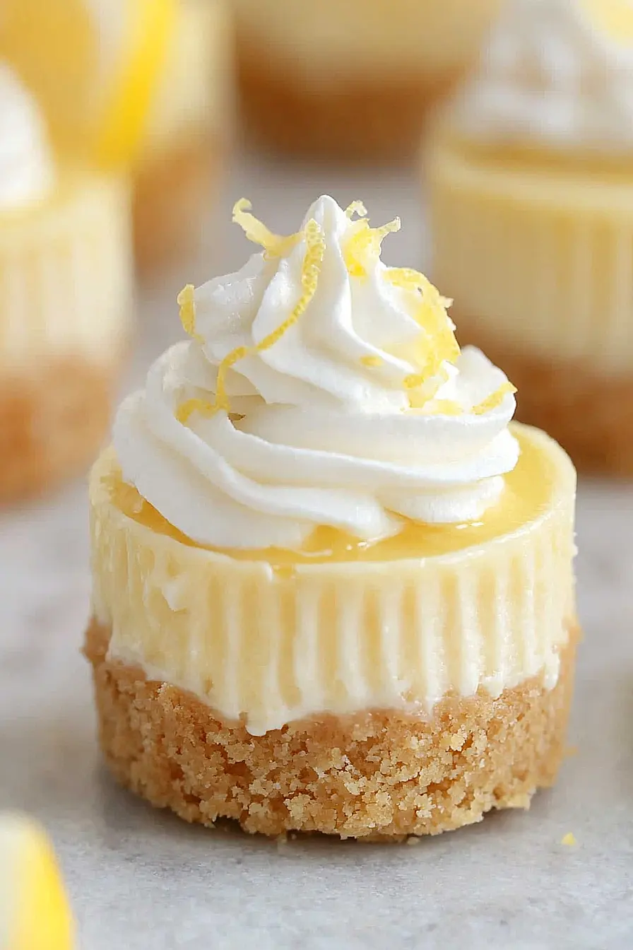 lemon cheesecake bites